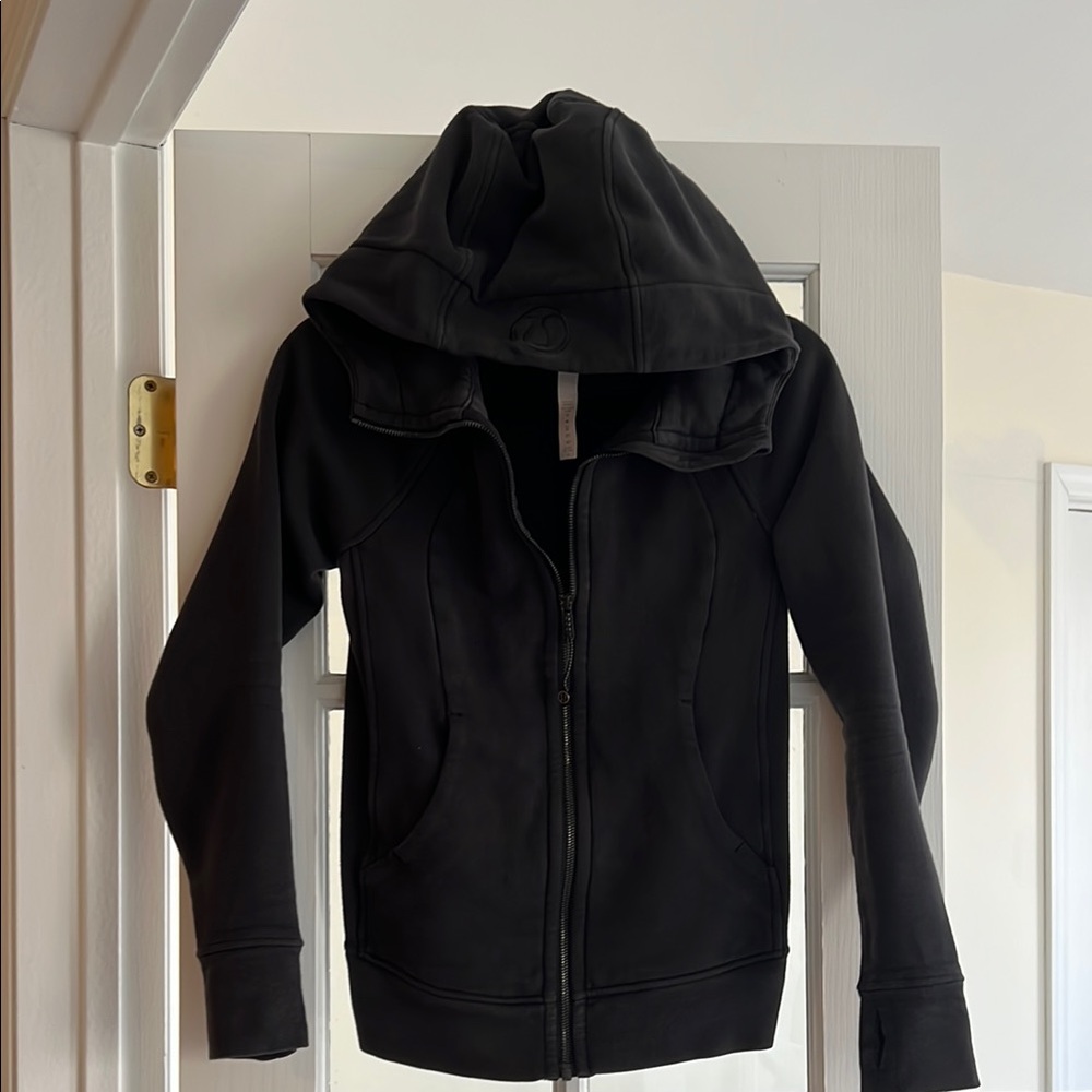 Black Zip-Up Hoodie